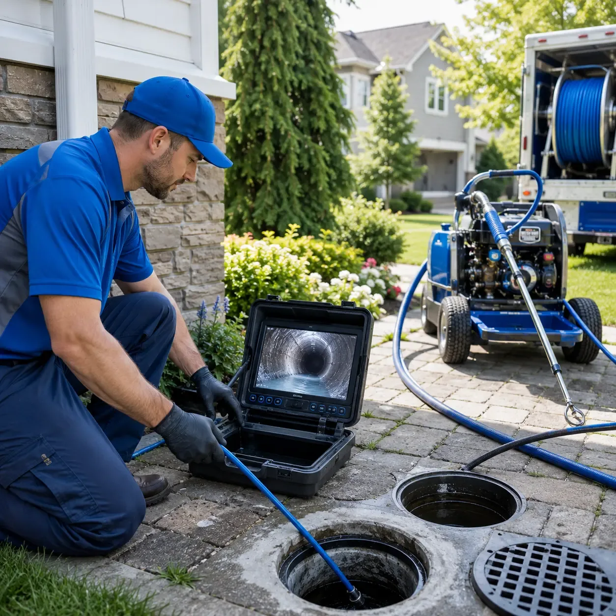 Outdoor drain cleaning professionals serving Colfax, CA